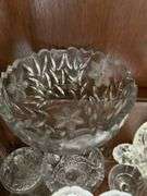 Pressed & etched glassware