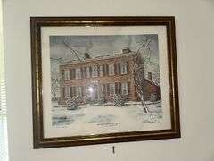 “My Old Kentucky Home” by CG Morehead signed and numbered framed print