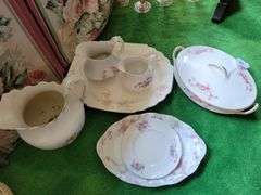 Floral Pattern Porcelain Dishware Collection
