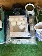 Decorative trucks, plate holders, Votive candles , candle holders