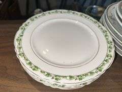 Lot of misc hand painted china plates, shallow bowls, Noritake dinner plates