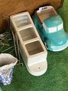 Decorative trucks, plate holders, Votive candles , candle holders