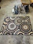 Canister vacuum cleaner, 3x 4 rug