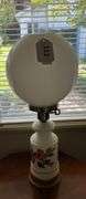 Hand painted vintage 24” table lamp
