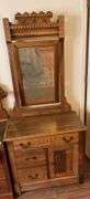 Antique dresser base w/ mirror