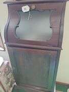 Vintage Wood Liquor Cabinet