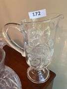 Heavy crystal pitchers