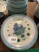 MA Hadley plates, saucers, salad plates