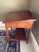Slant front Walnut desk