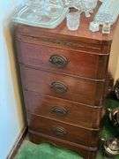 Mahogany 4 drawer chest