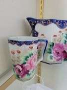 Vintage Nippon Roses Pitcher and Cups