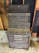 Kennedy machinist tool box & misc tools