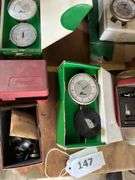 Dial indicators, magnetic bases, misc