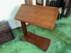Rolling, locking, Adjustable “C” Table