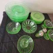 Vintage Green Dishes