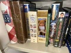 Lot of books and cookbooks