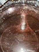 Large Baccarat crystal vase 9” tall x 7” diameter