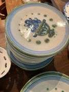 MA Hadley plates, saucers, salad plates