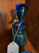 Blue glassware