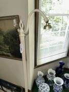Antique floor lamp and 2 shades