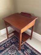 Slant front Walnut desk
