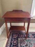 Slant front Walnut desk