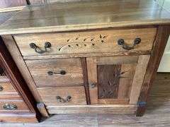 Antique dresser base w/ mirror