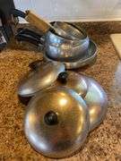 Pots and pans, pressure cookers, vintage wear-ever