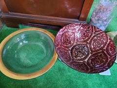 Mixed Media Bowls, Ceramic Pitcher/Plate, Acrylic Pitcher/Tumblers, Melamine Plates