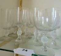 Imperial Glass Cape Cod Sherberts and Wine Glasses