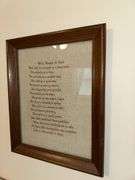 2 Dad inspired Cross-stitch framed pictures