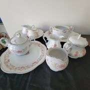 Porcelain Creamer/Sugar, Platters