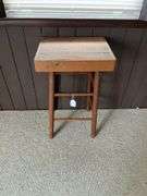 Wood stool