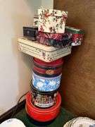 Various square & round tins