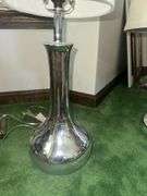 Pair of mercury glass base lamps