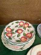 Porcelain bowls, plates, saucers