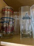 Glasses and coffee cups