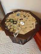 Octagonal table with storage 24" x 24" x 20"￼