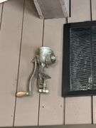 Meat grinders, trivets, metal utensils