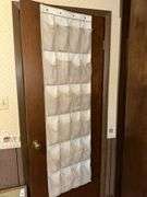 Cane, walking stick, fan, boot, scrubber, over the door shoe organizer