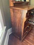 Antique Walnut Eastlake Dresser w/ teardrop pulls