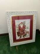 Framed Santa picture