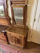 Antique dresser base w/ mirror