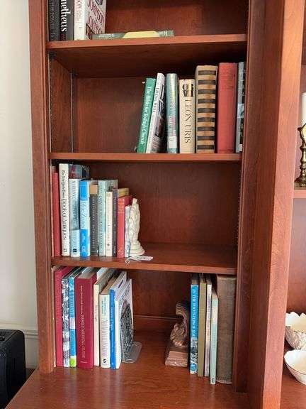 Large lot of books and 3 book ends image