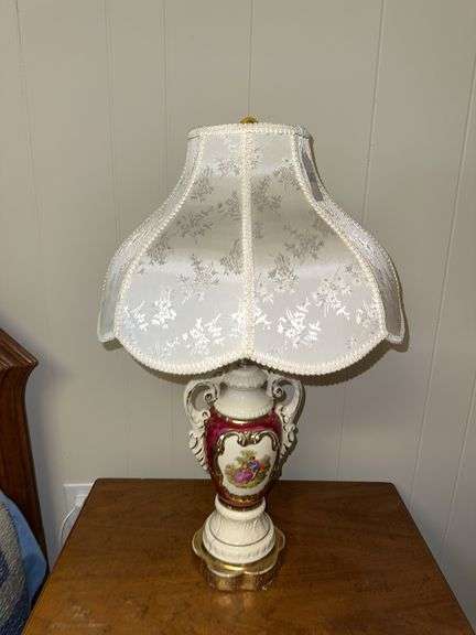 27.5 tall Vase style lamp with shade image