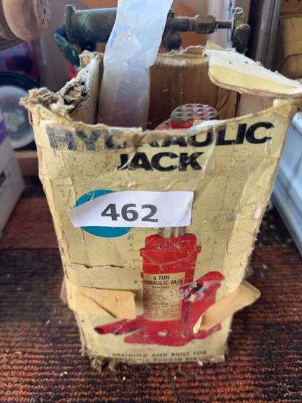 4 ton jack, vintage brass torch image