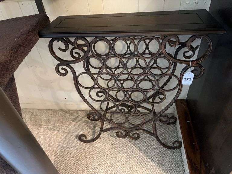 Wine rack table 28” x 30” image