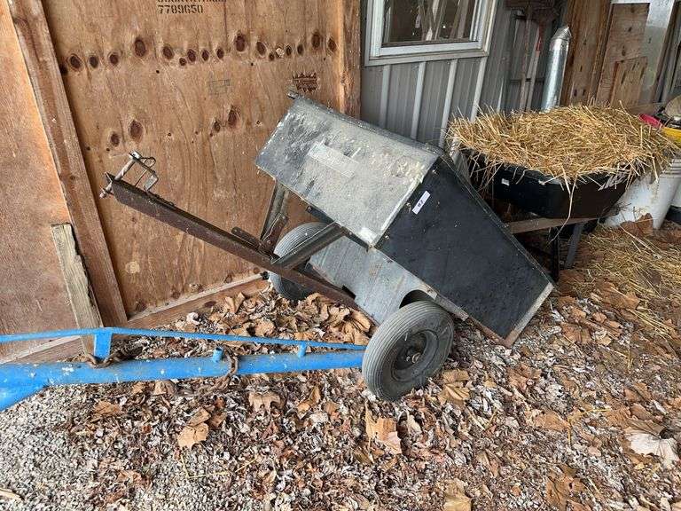 Lawn mower cart and wheel barrel image