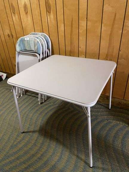 Card table with 4 chairs image