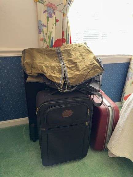 Suitcases, garment bags, duffel bags image